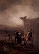 Francisco de Goya Wanderkomodianten France oil painting artist